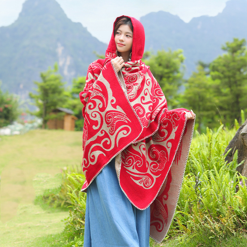 Nowa damska chusta z kapturem, – Go Ethnic Fashion recenzja i cena