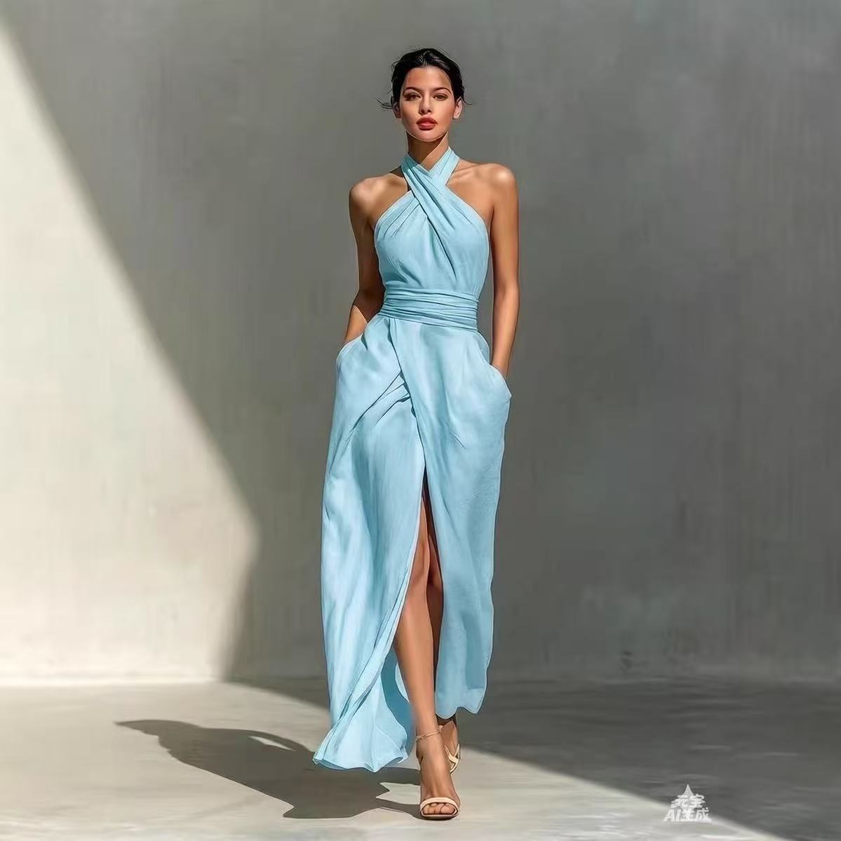 Elegancka, jednolita sukienka  – Ethnic Fashion Design recenzja i cena