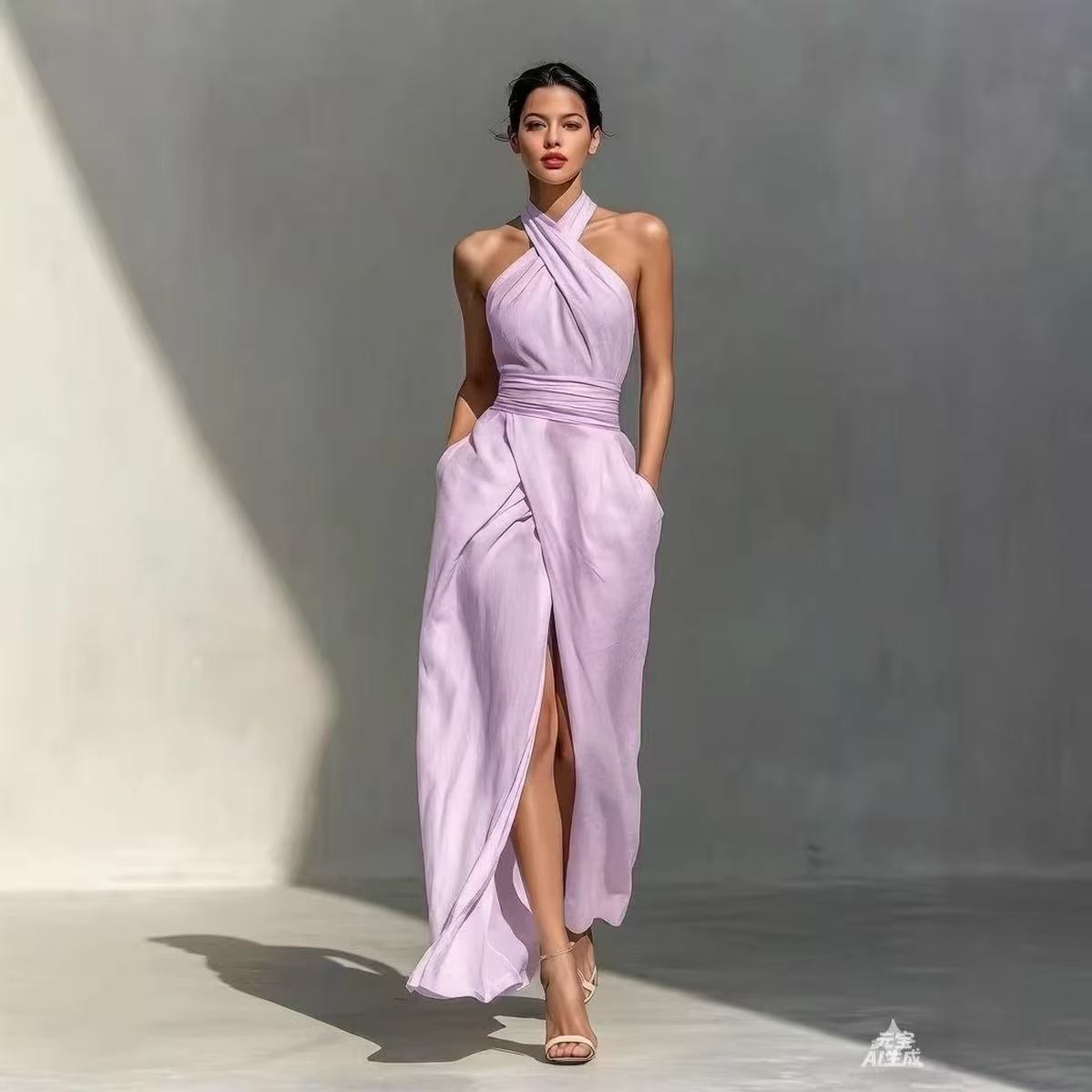 Elegancka, jednolita sukienka  – Ethnic Fashion Design recenzja i cena